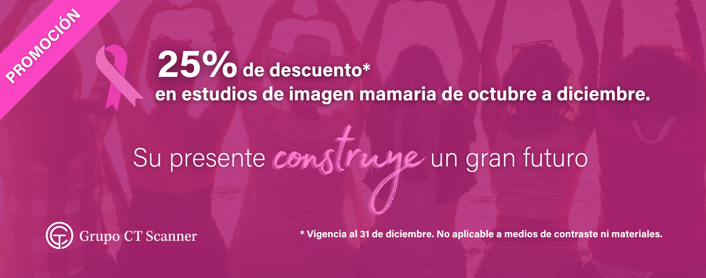 Banner rosa Promo imagen mamaria
