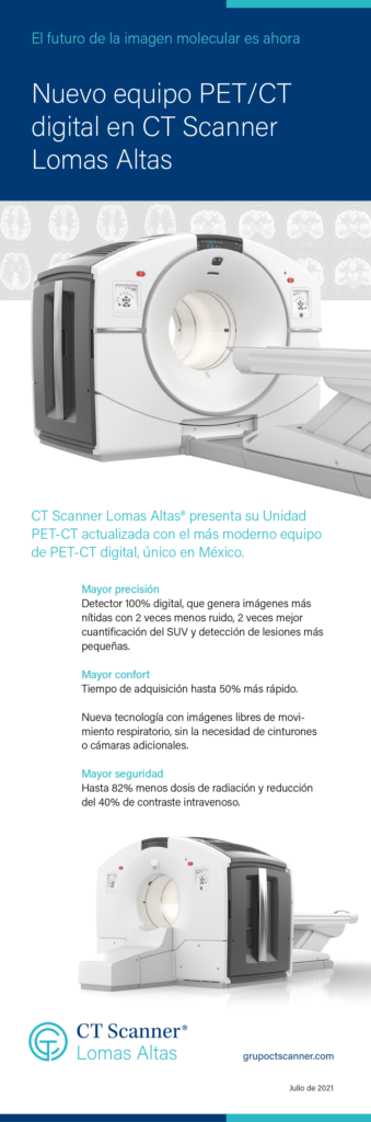PET/CT Digital en CT Scanner Lomas Altas – Grupo CT Scanner